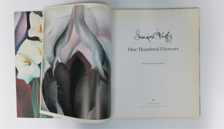 Paper Georgia O'Keeffe, 'One Hundred Flowers', Coffee Table or Library Book ca. 1980s For Sale