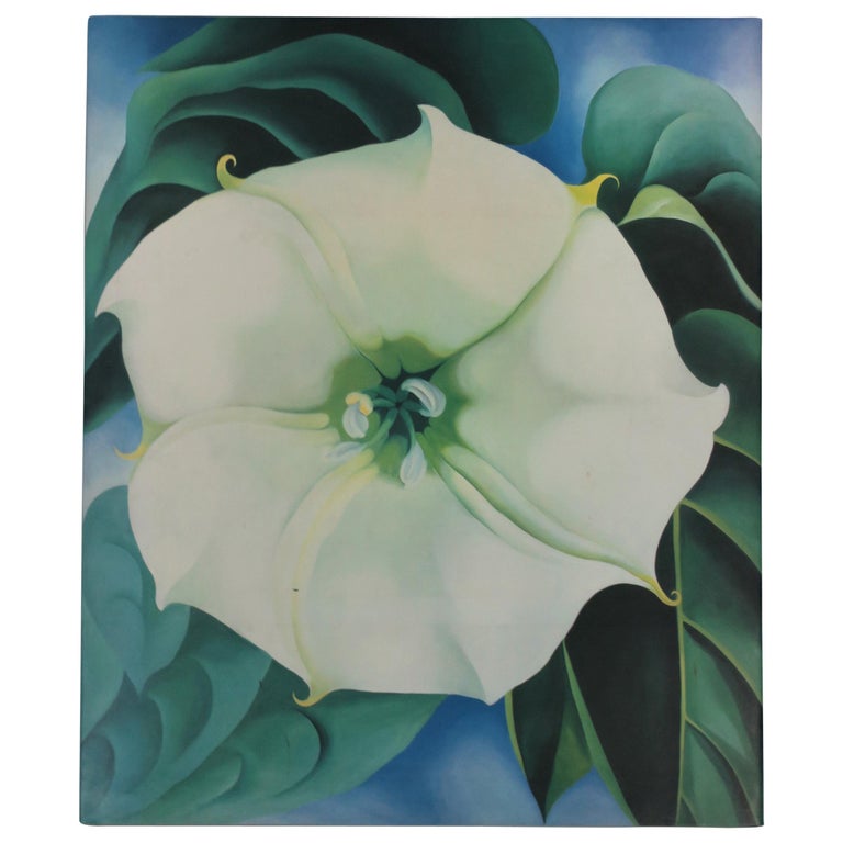 Georgia O'Keeffe, 'One Hundred Flowers', Coffee Table or Library Book ca. 1980s For Sale