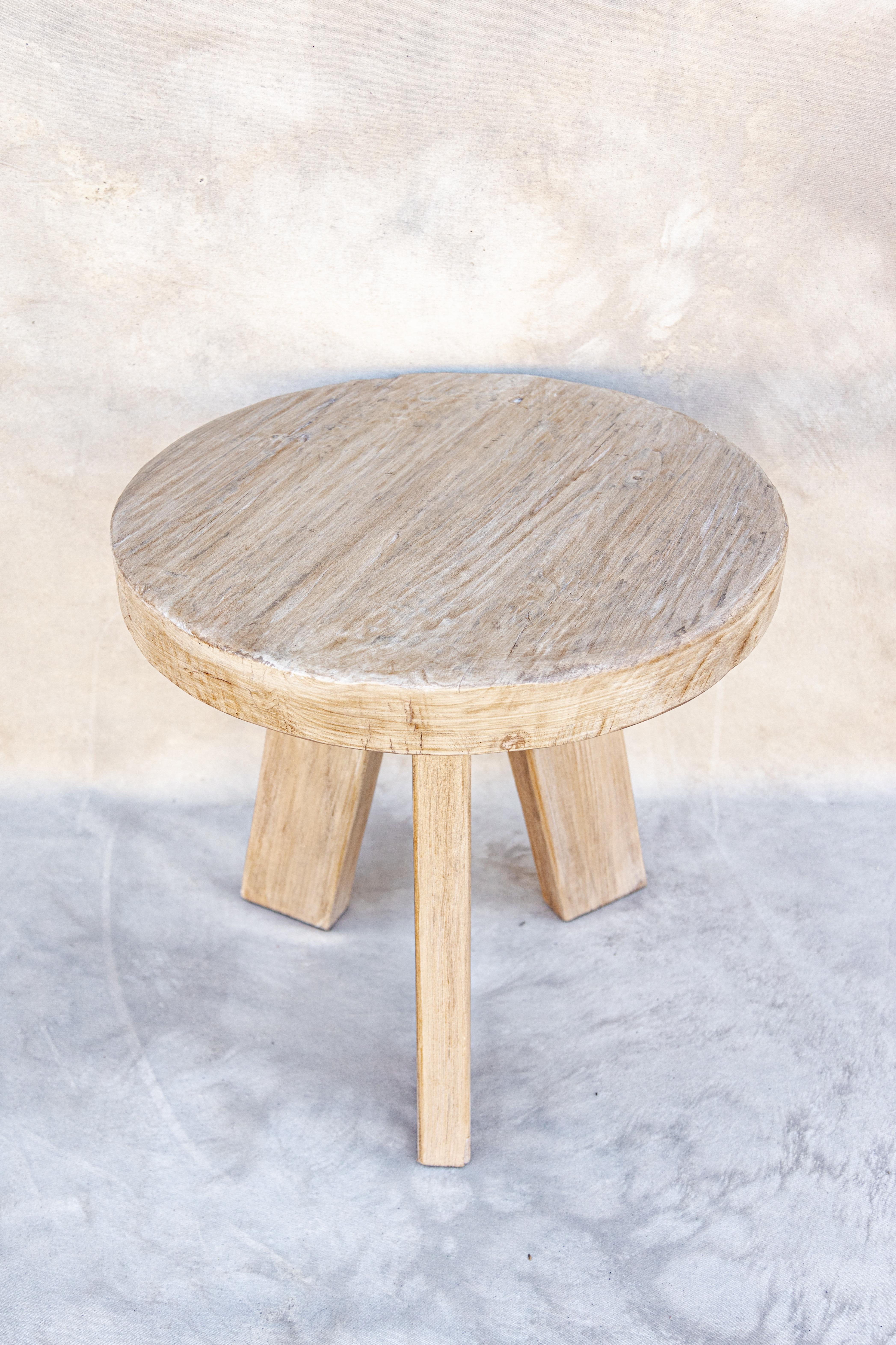 Introducing our Georgia side table. Crafted from vintage elm wood, sourced throughout Europe and Asia. Pair her with our Georgia coffee table or style her separately. Beautiful in a living room space or bedroom. We love her textures and natural wood