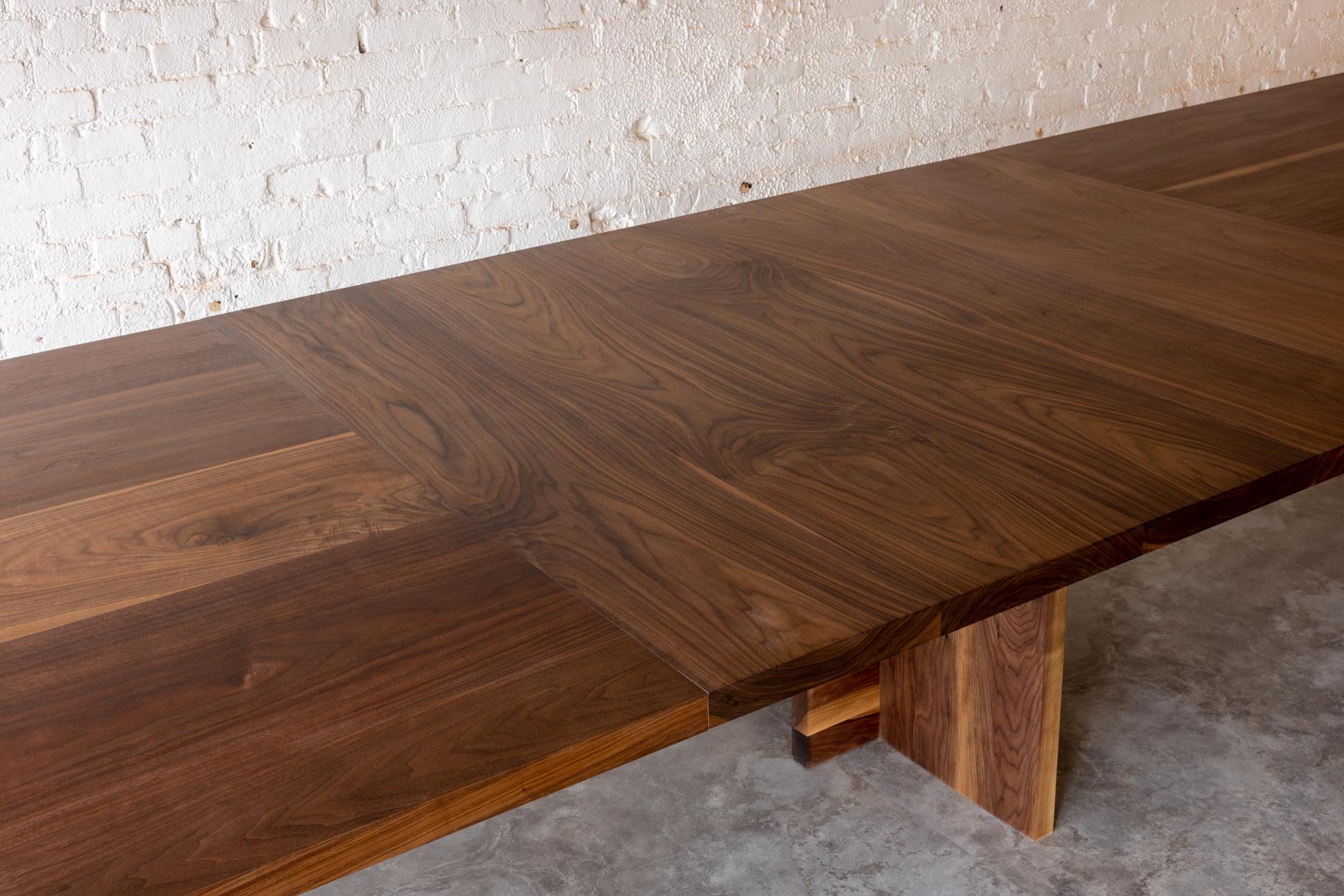 Georgia Solid Walnut Conference Table by Autonomous Furniture For Sale 3