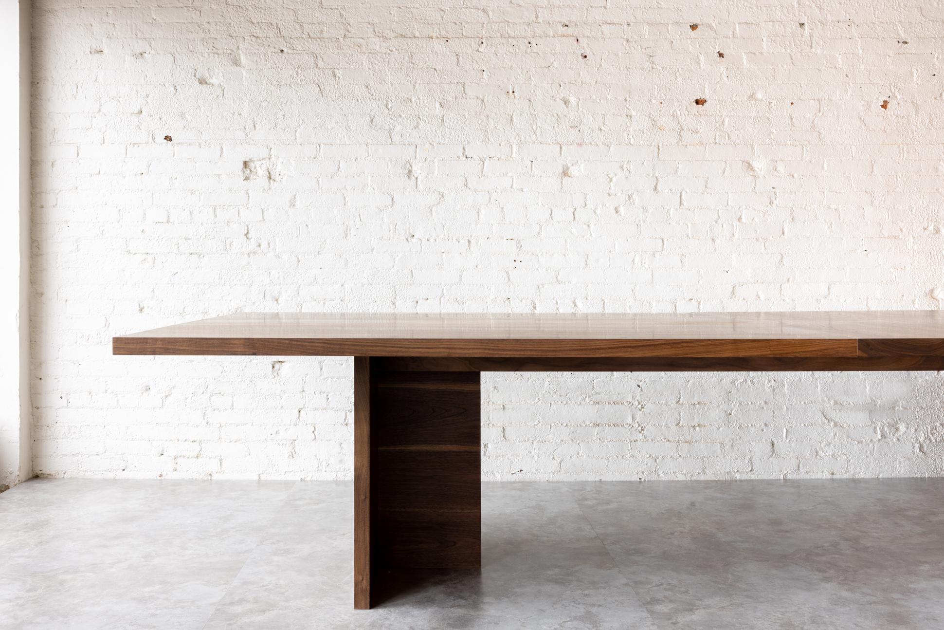 Canadian Georgia Solid Walnut Conference Table by Autonomous Furniture For Sale
