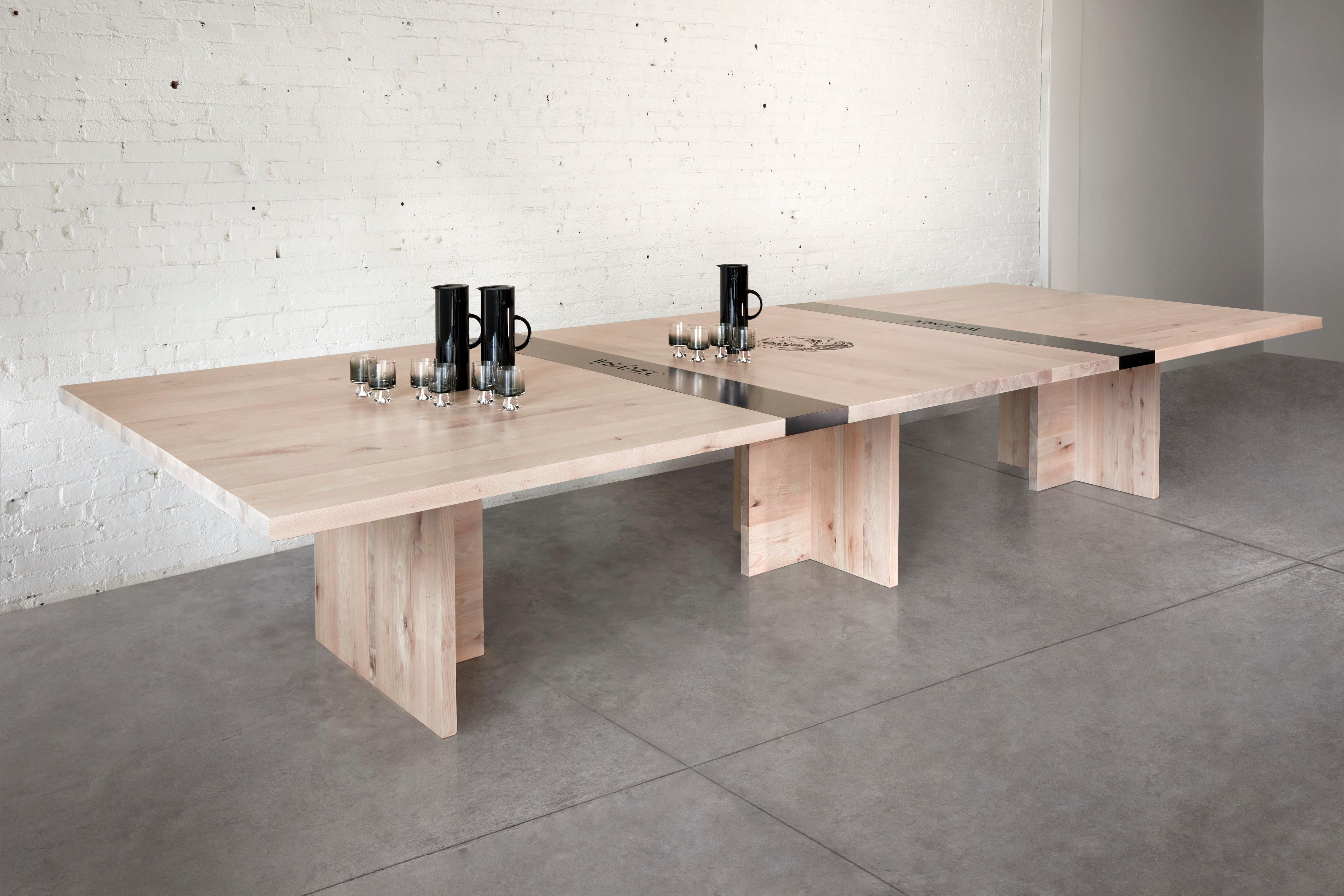 Modern Georgia Solid Wood Conference Table by Autonomous Furniture For Sale