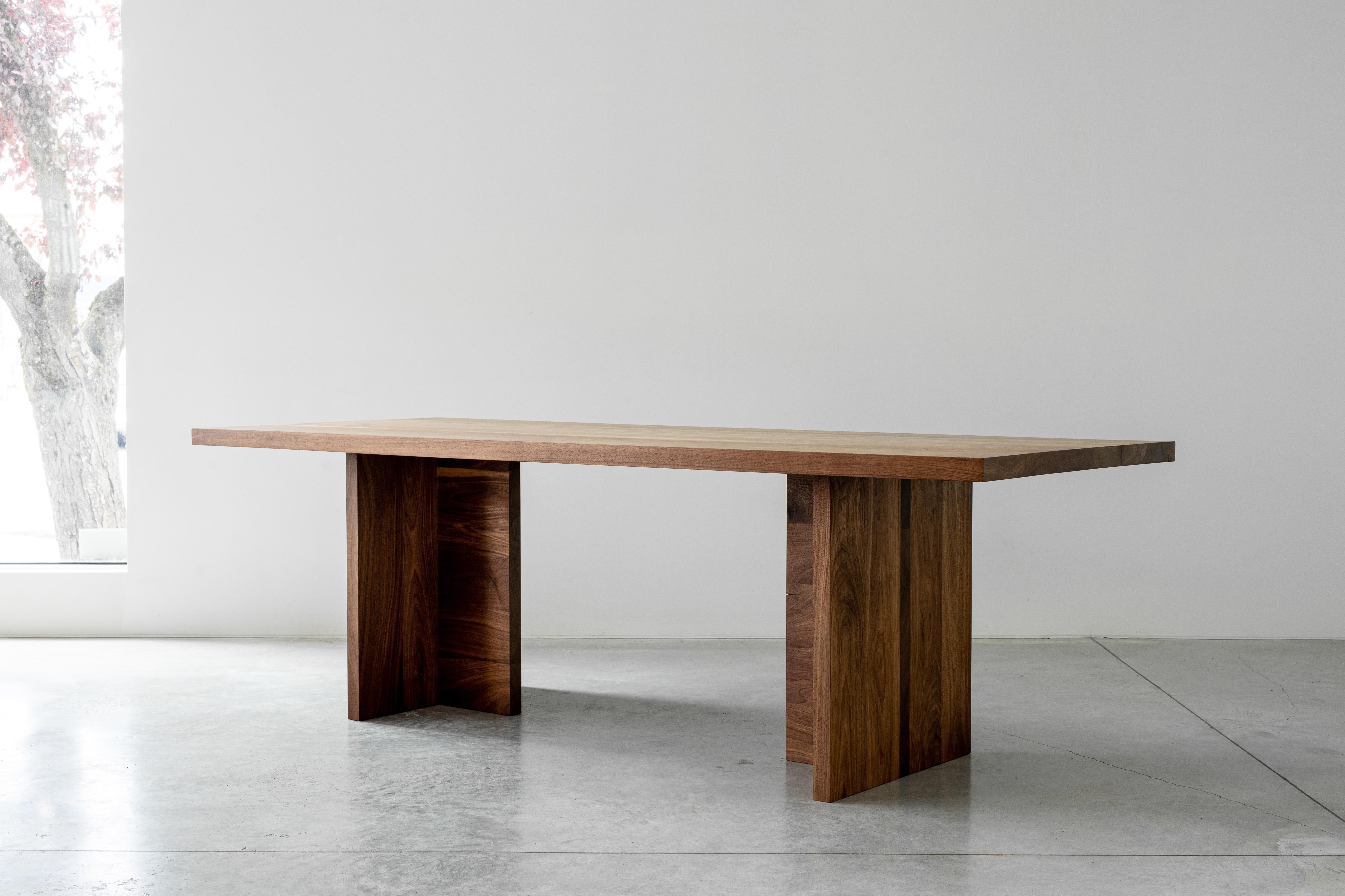 Canadian Georgia Walnut Dining Table by Autonomous Furniture For Sale