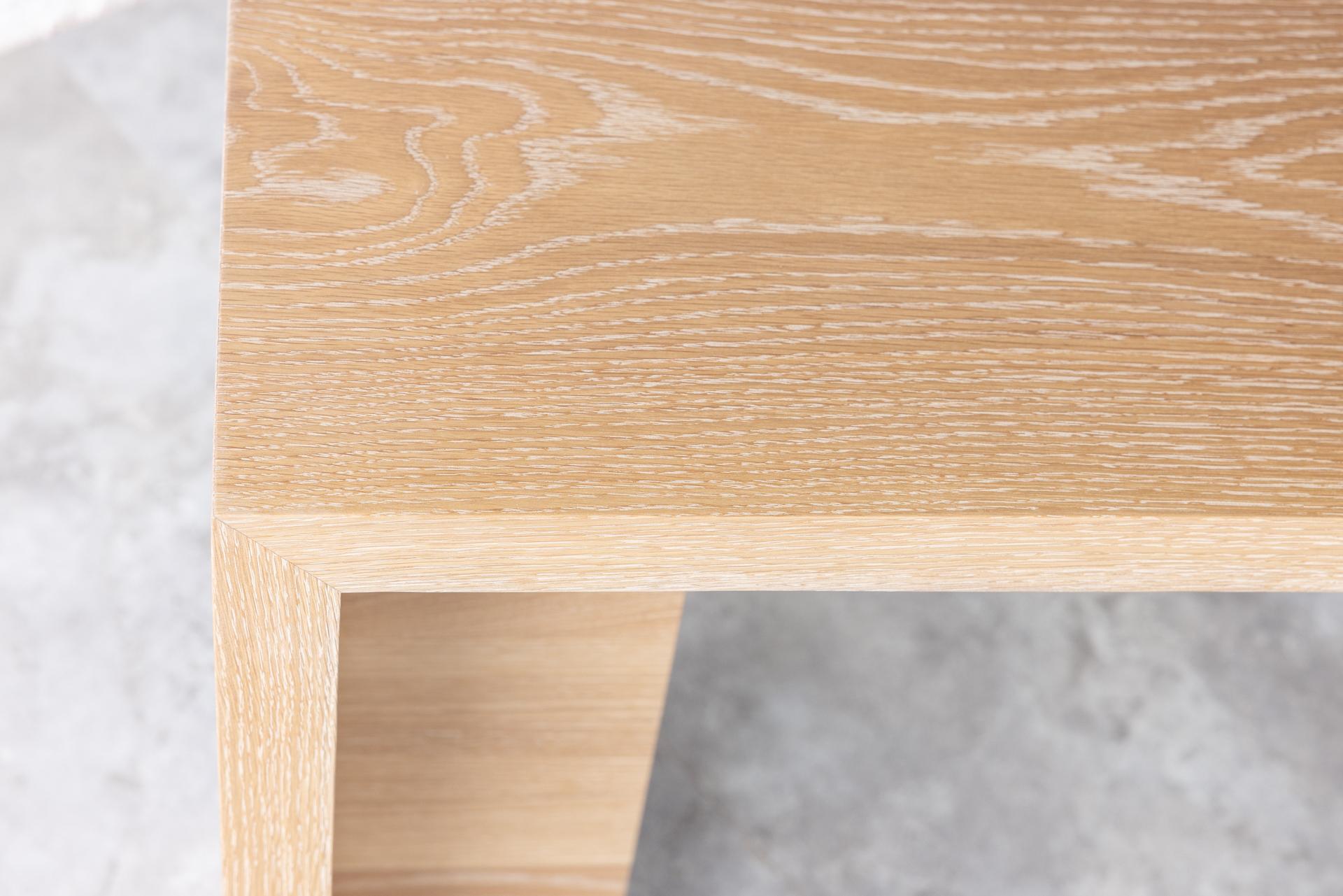 XXI secolo e contemporaneo Consolle Georgia White Oak di Autonomous Furniture in vendita