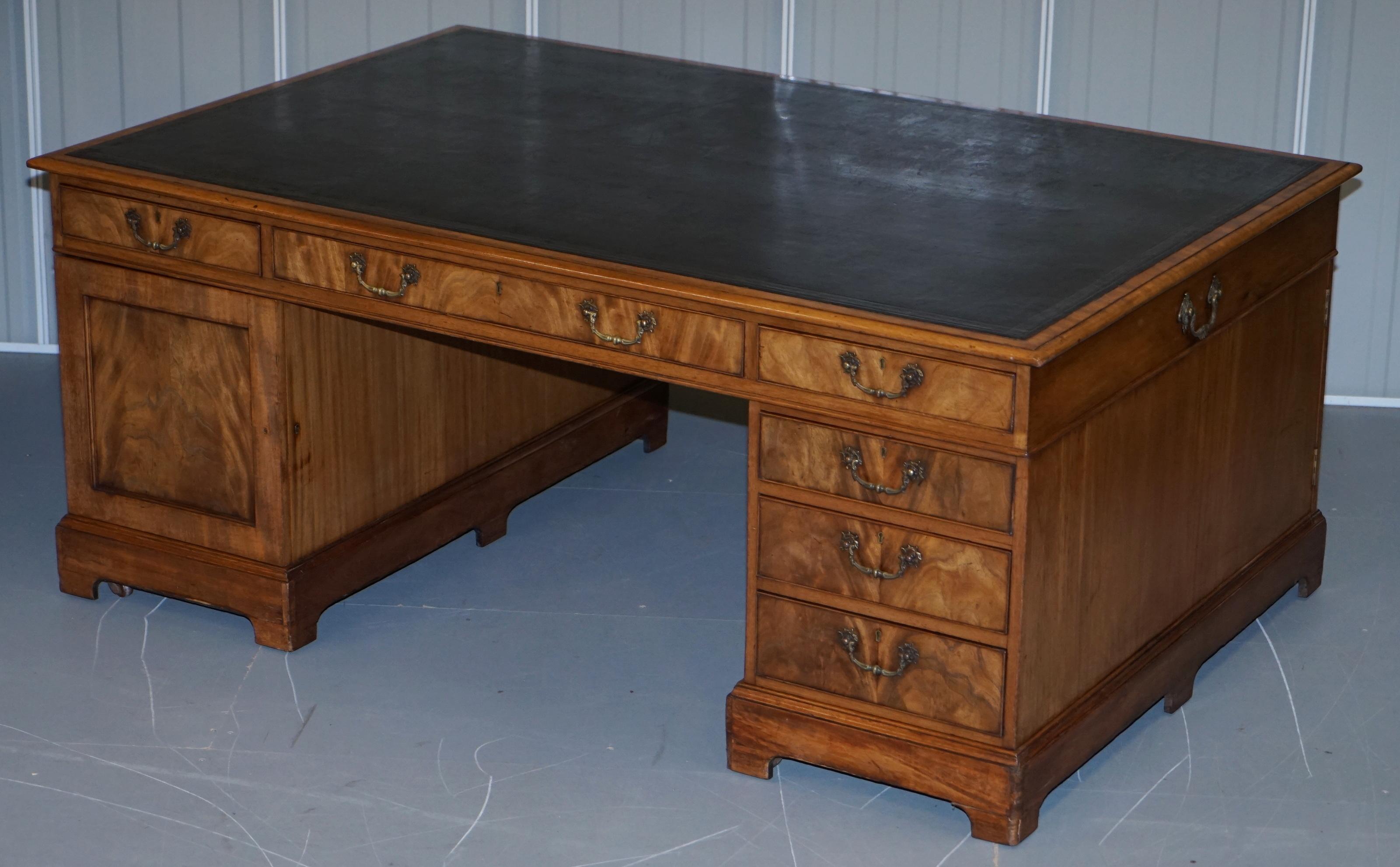 double pedestal partners desk