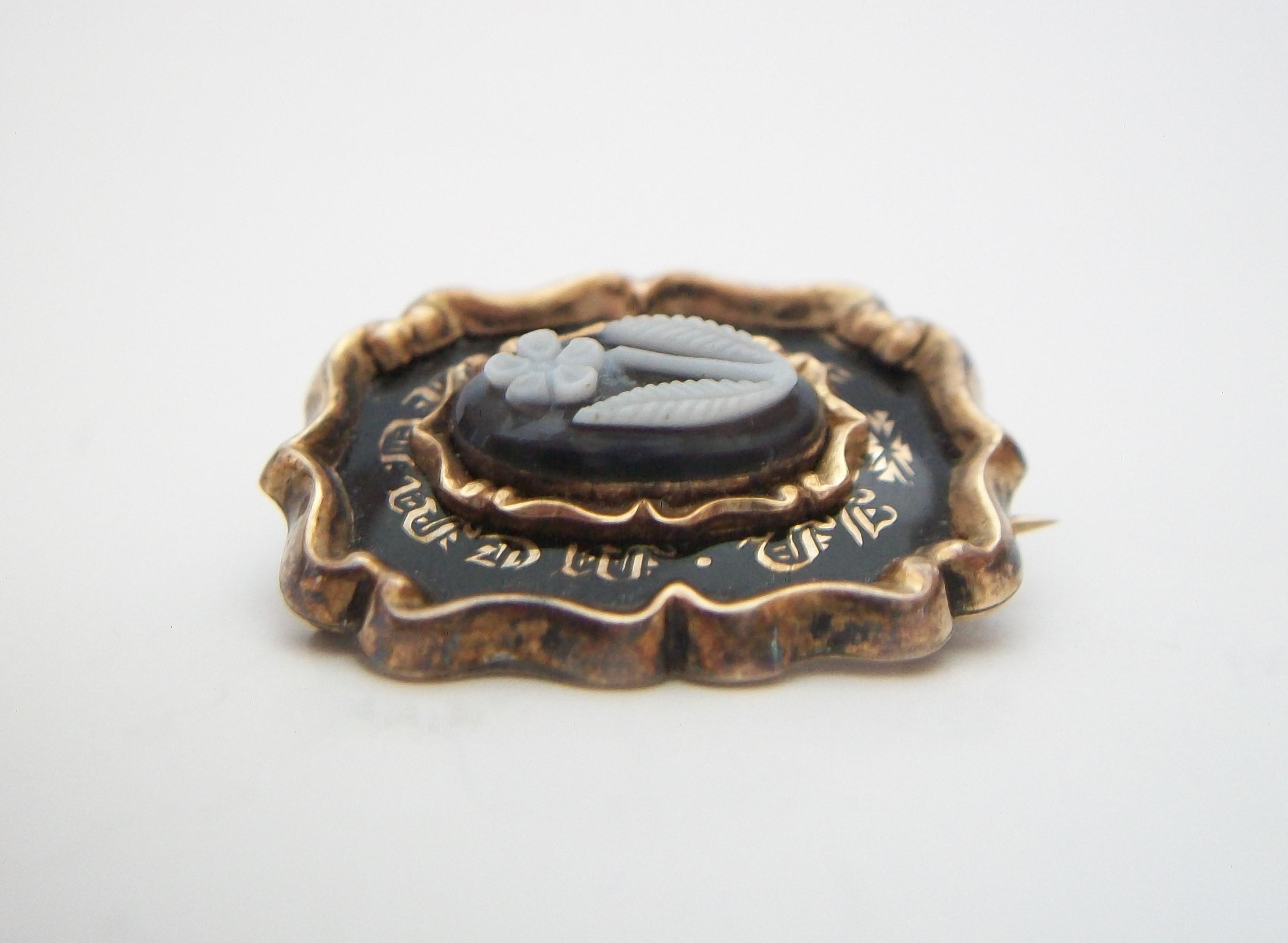 victorian mourning pins