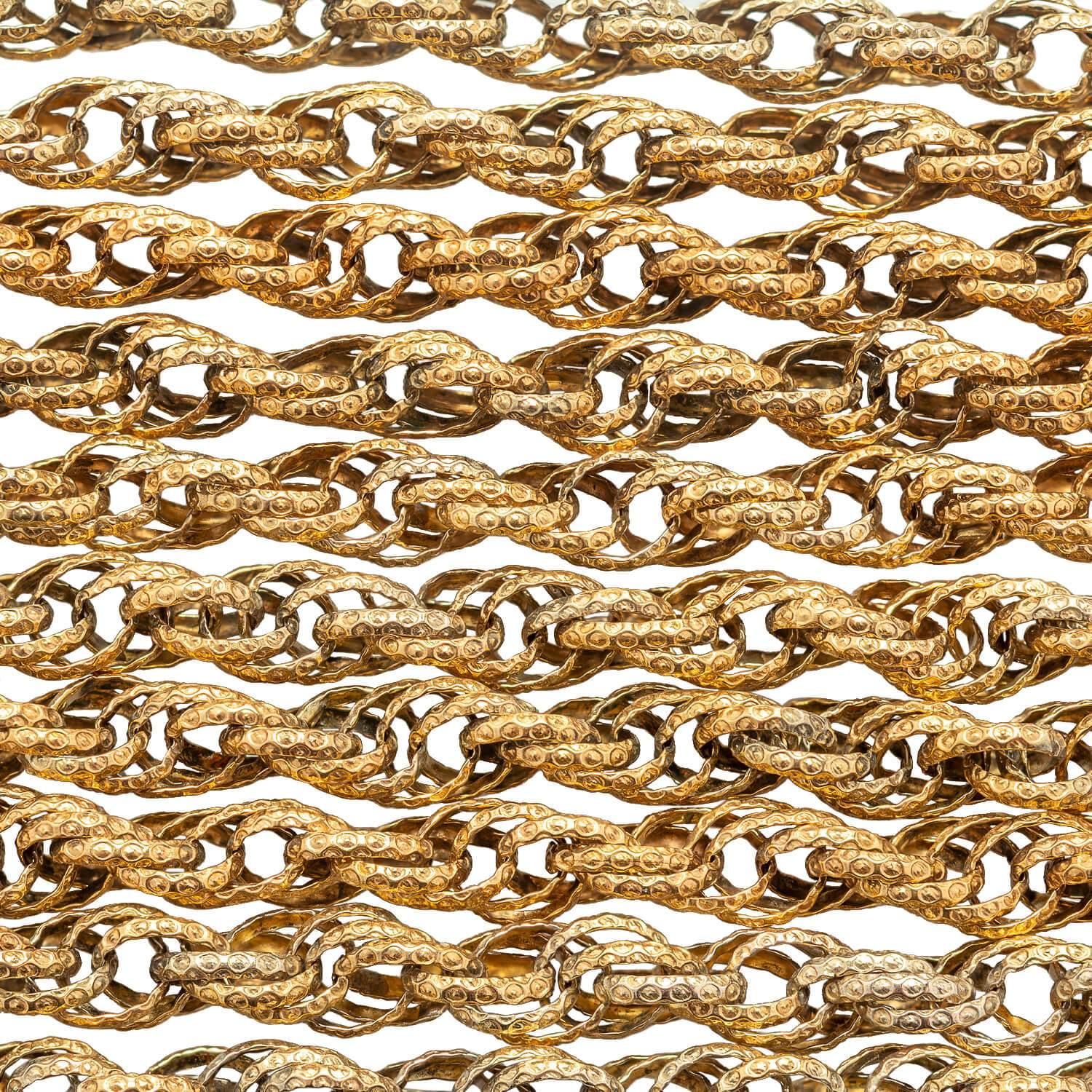 twisted gold chain designs