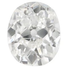 Georgian 1.69 carats Old Mine Cut Loose Diamond With Ring 