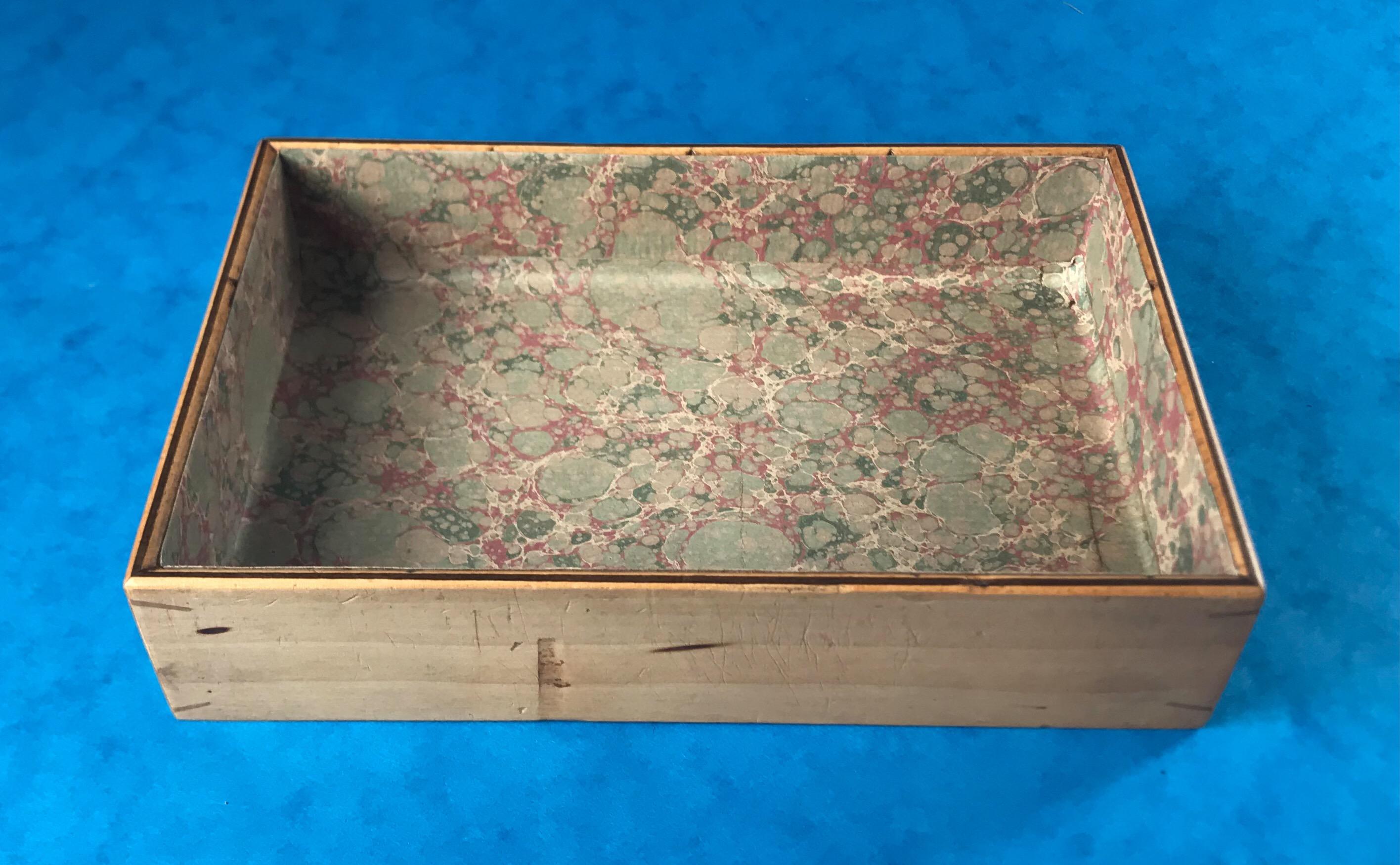 Georgian 1820 Harewood, Ebony and Boxwood Inlaid Tulipwood Box 6