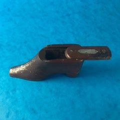 Georgian 1840 Mahogany Snuff Shoe
