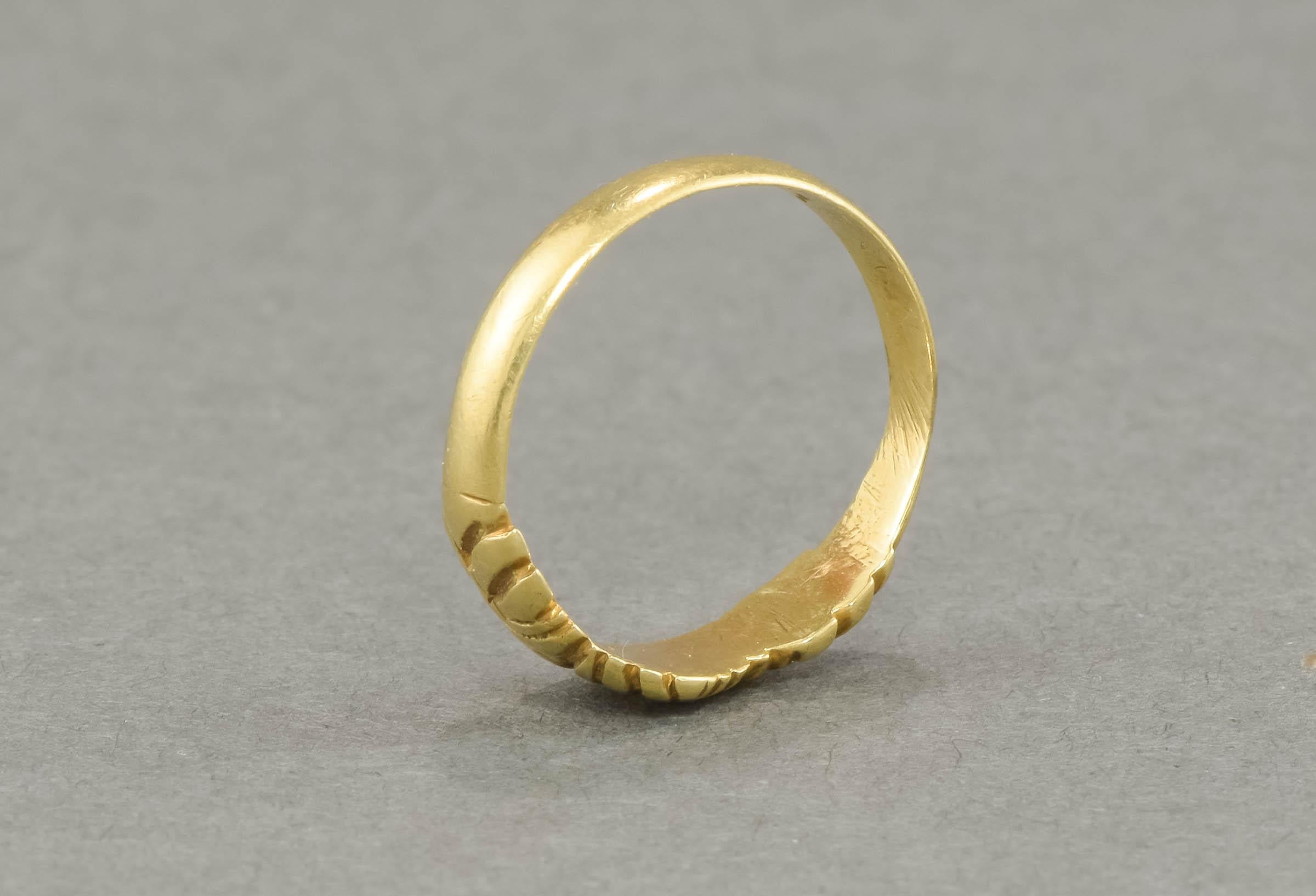 Georgian 18k Gold Fede Ring 1