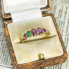 Georgian 18k Gold REGARD Acrostic Ring, Circa 1830