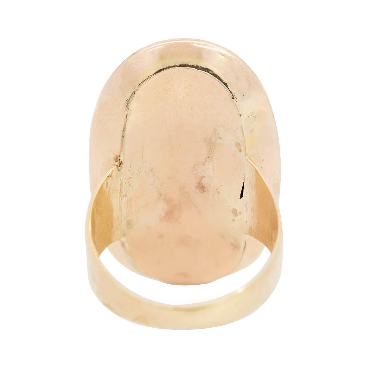 Georgian 18k Urn Mourning Ring Pour femmes en vente