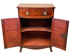 Georgian 18th Century Bowfront Side Cupboard