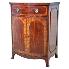 Georgian 18th Century Bowfront Side Cupboard