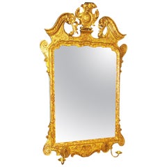 Georgian 18th Century Carved Gilt Wall Mirror