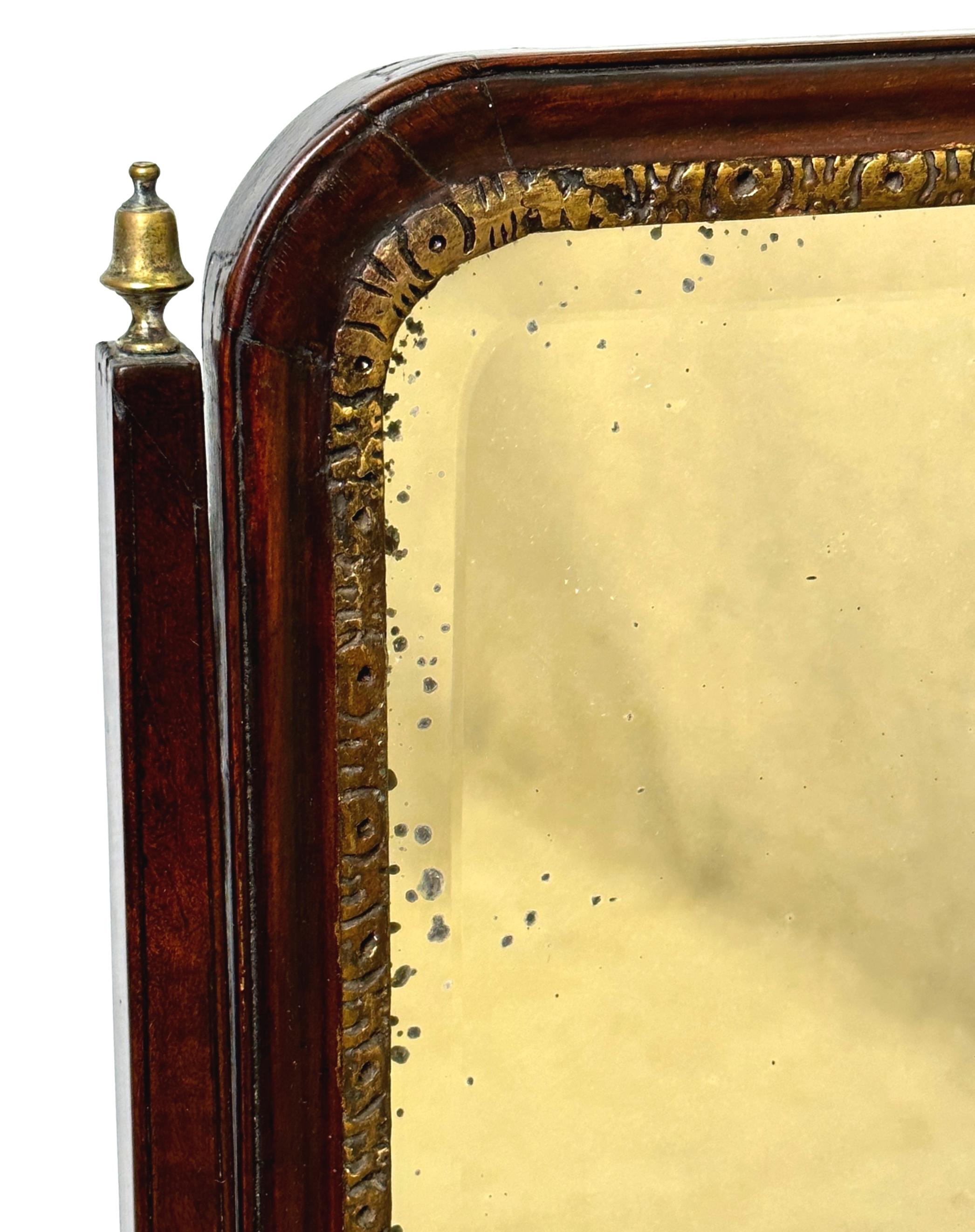 English Georgian 18th Century Dressing Table Mirror For Sale