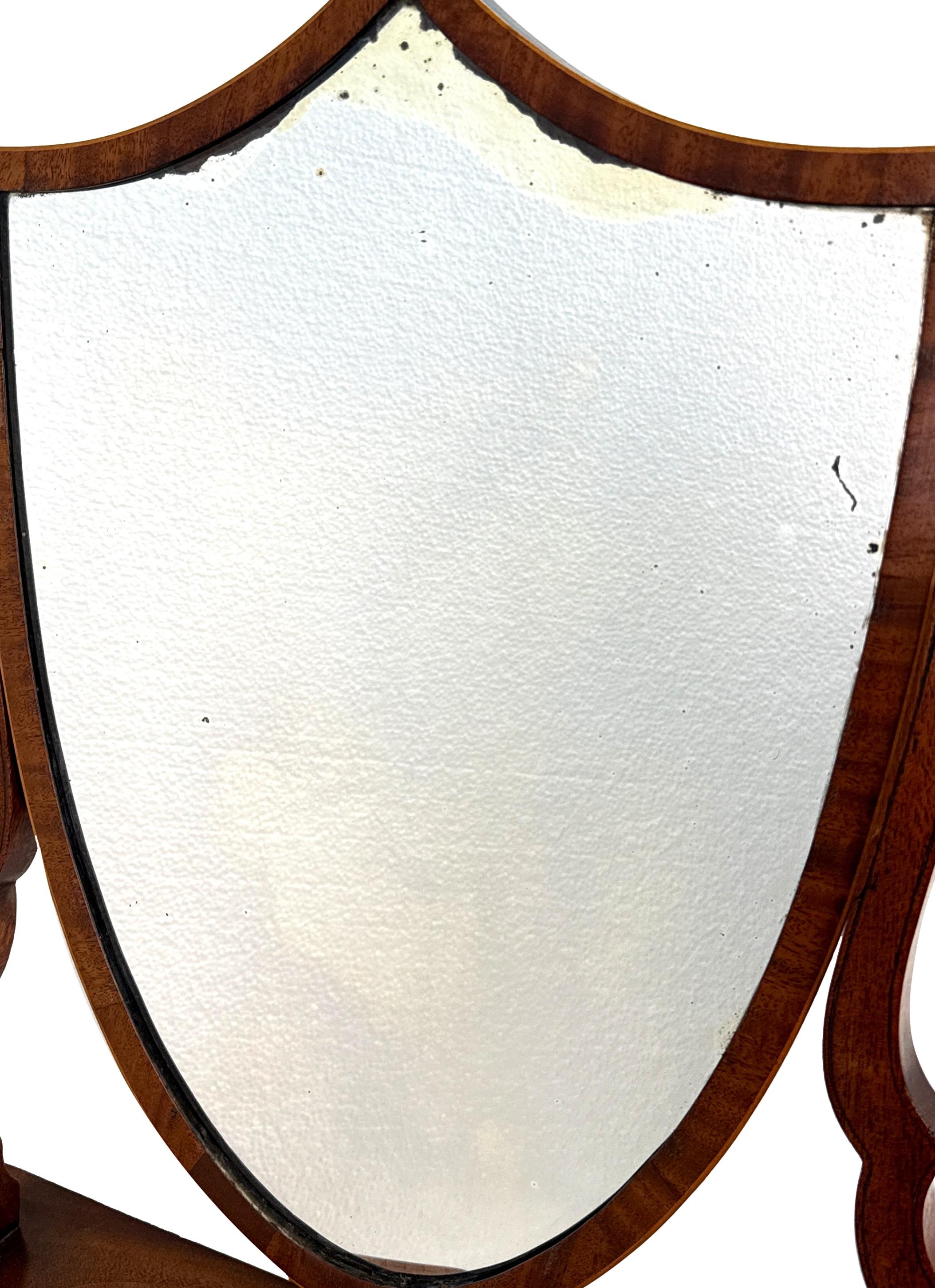 Georgian 18th Century Dressing Table Mirror For Sale 2