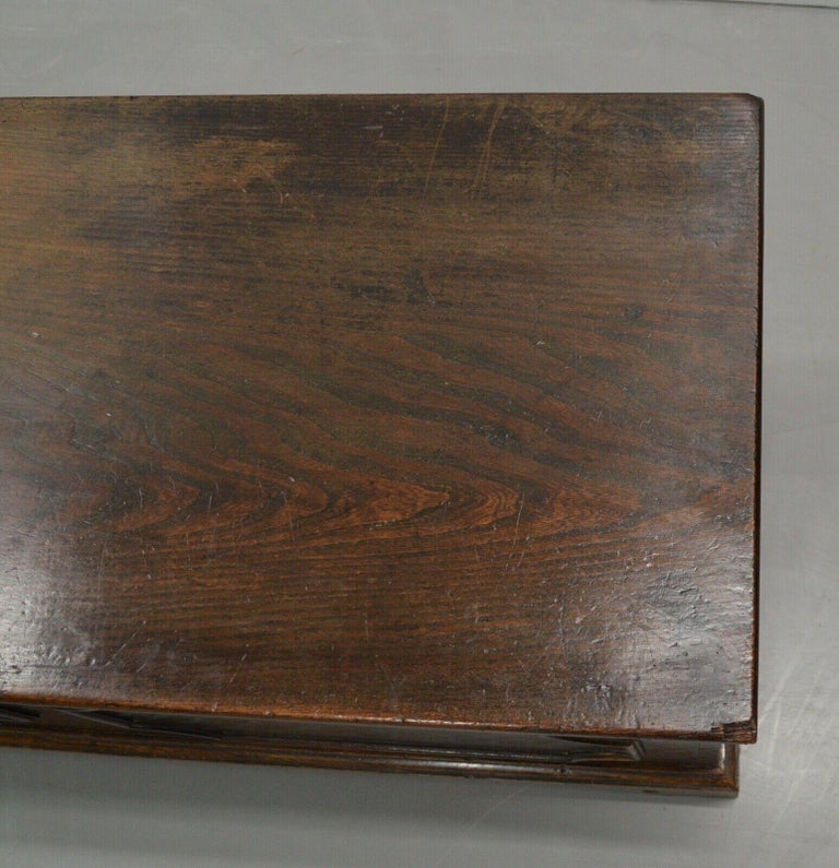 18th Century Elm Coffer, Chest, Blanket Box, Trunk with a