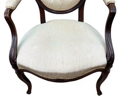 Georgian 18th Century English Hepplewhite Mahogany Salon Chair