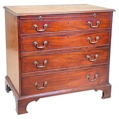 18th Century Mahogany Georgian Chest with a Slide