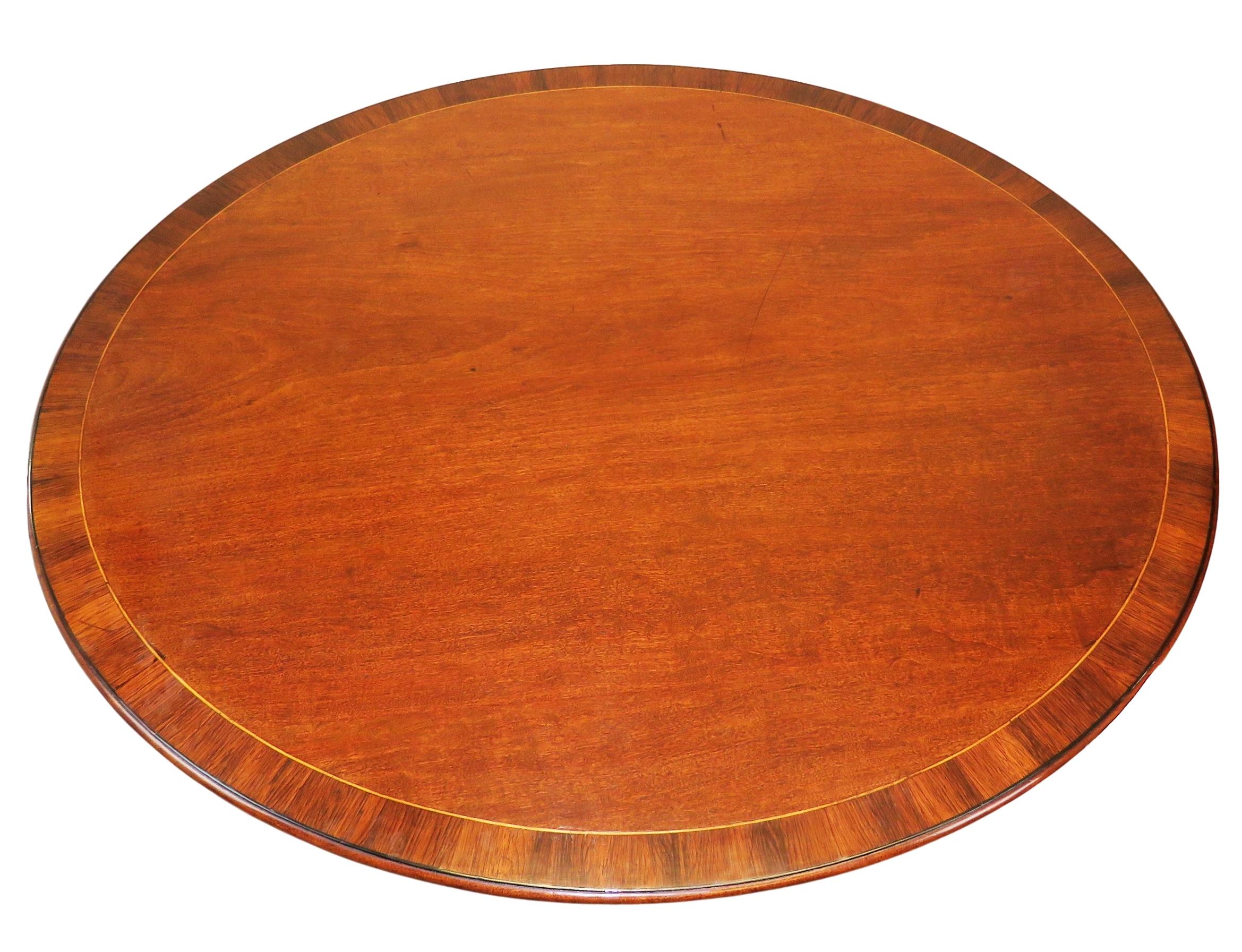 Georgian 18th Century Mahogany Oval Breakfast Dining Table In Good Condition For Sale In Bedfordshire, GB
