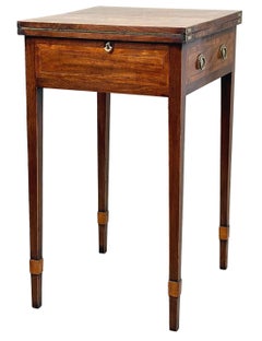 Georgian 18th Century Mahogany Patience Card Games Table