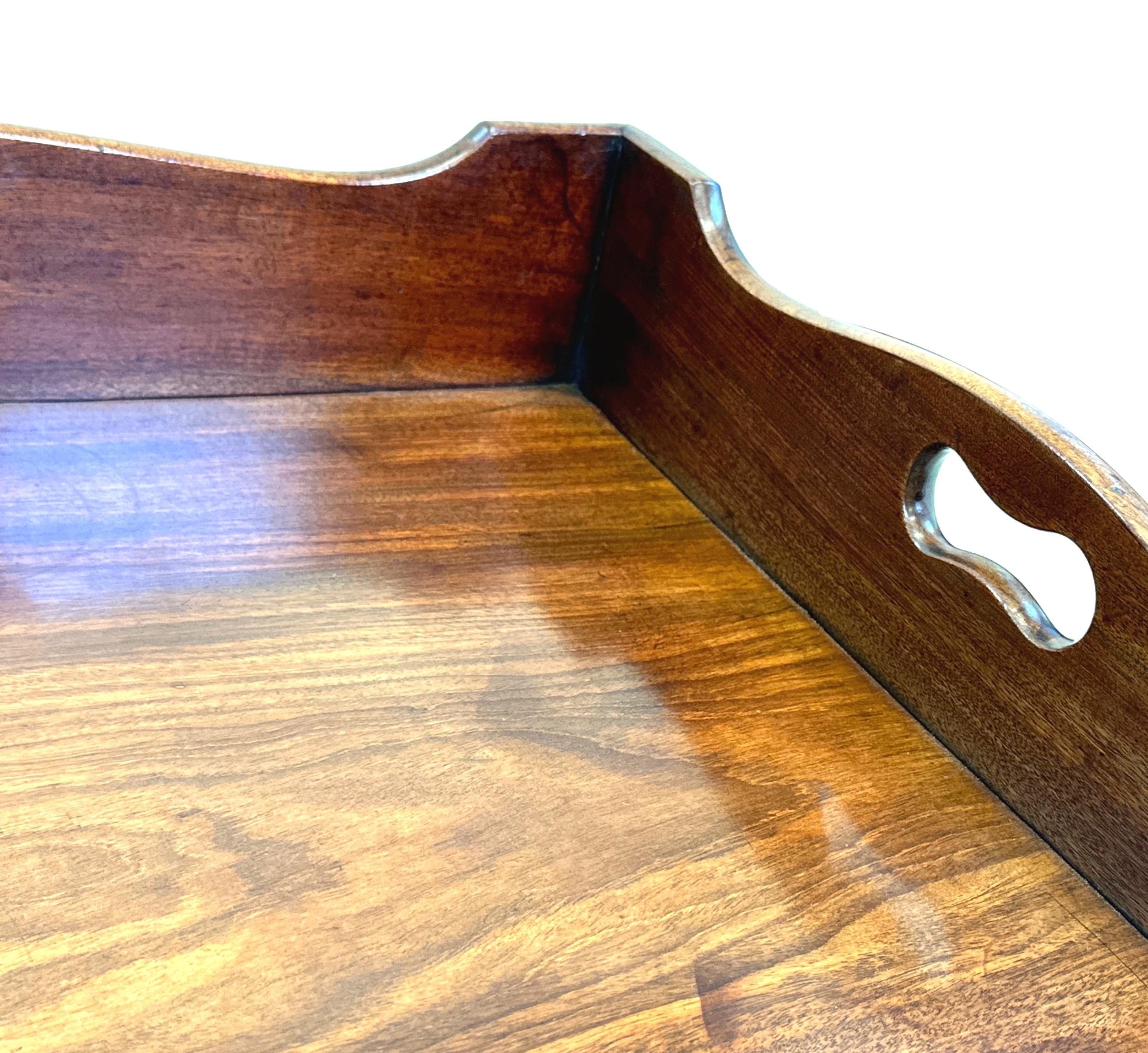 Georgian 18th Century Mahogany Tray on Stand 3