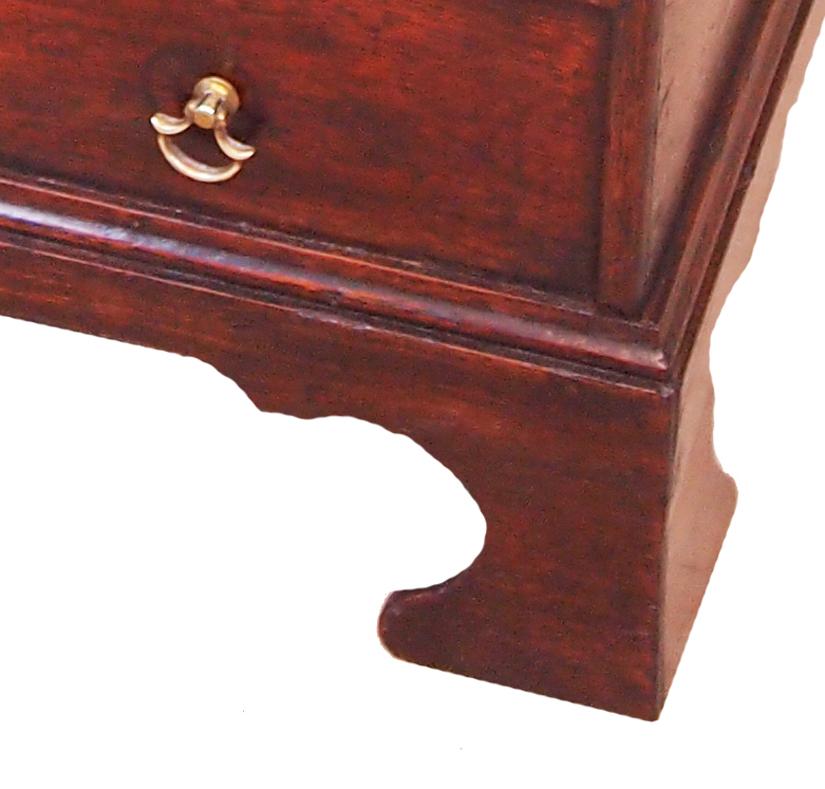 English Georgian 18th Century Oak Box Commode