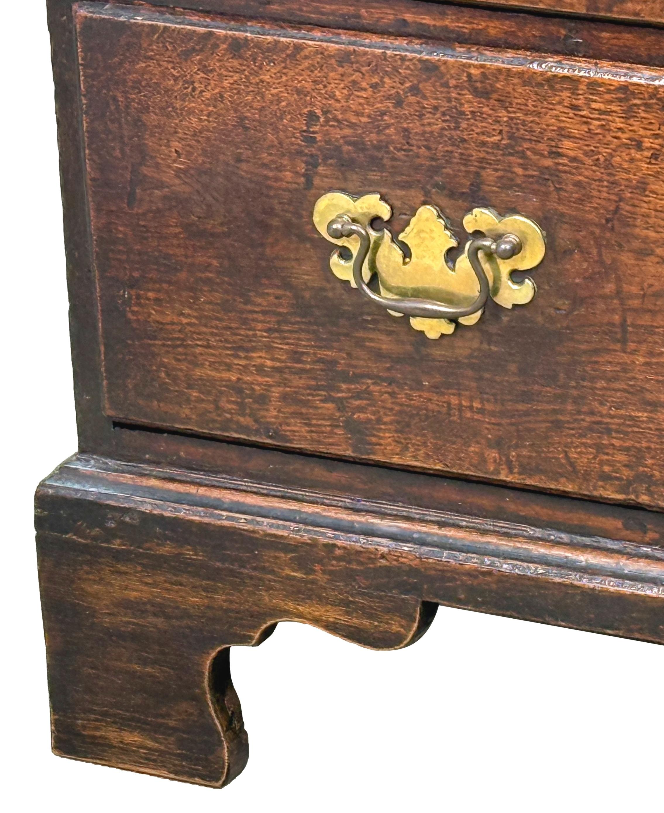 Georgian 18th Century Oak Press Cupboard en vente 1