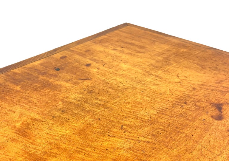 Georgian 18th Century Satinwood Card Table In Good Condition For Sale In Bedfordshire, GB
