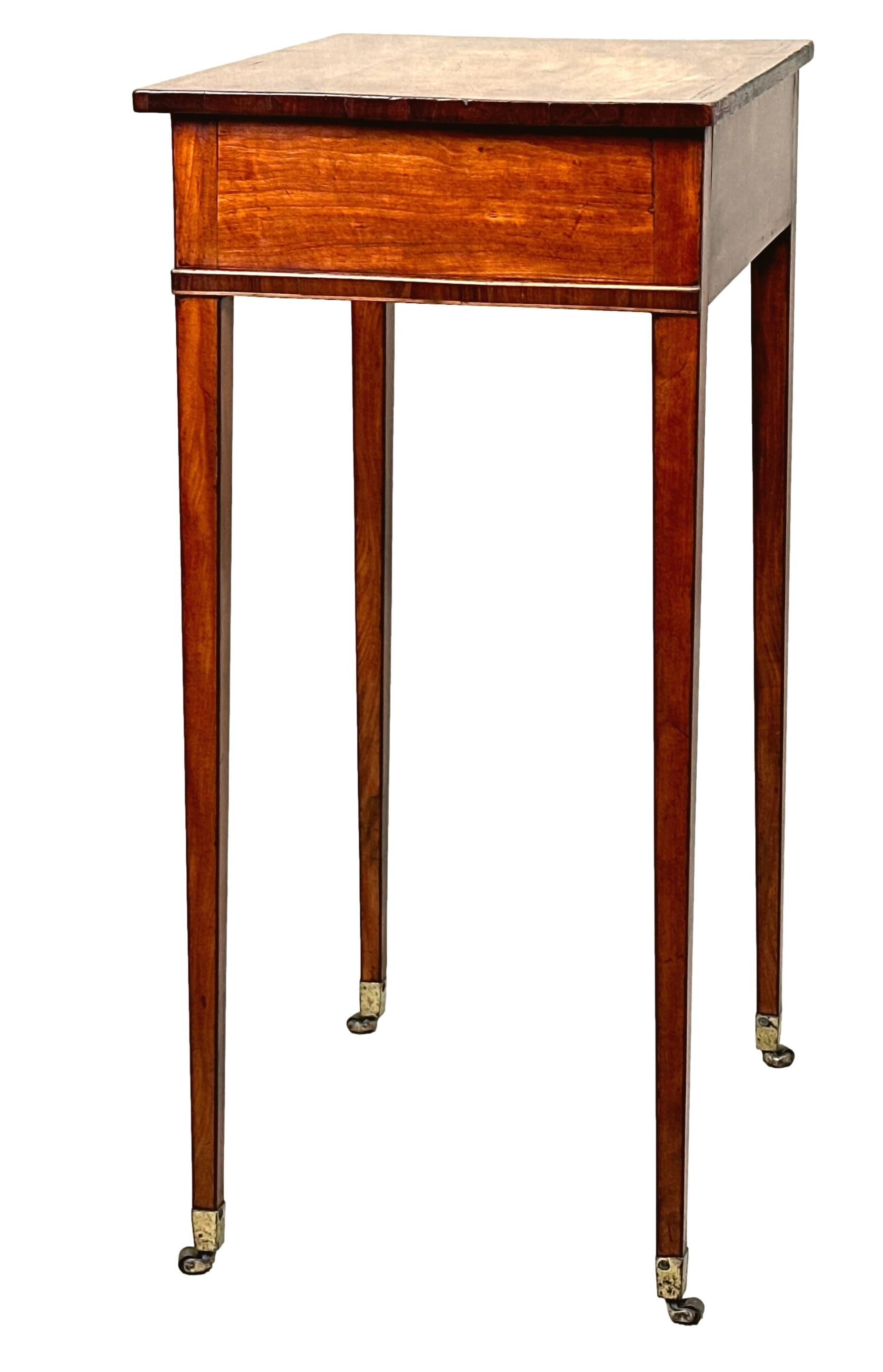 Georgian 18. Jahrhundert Satinholz Beistelltischlampe im Angebot 4