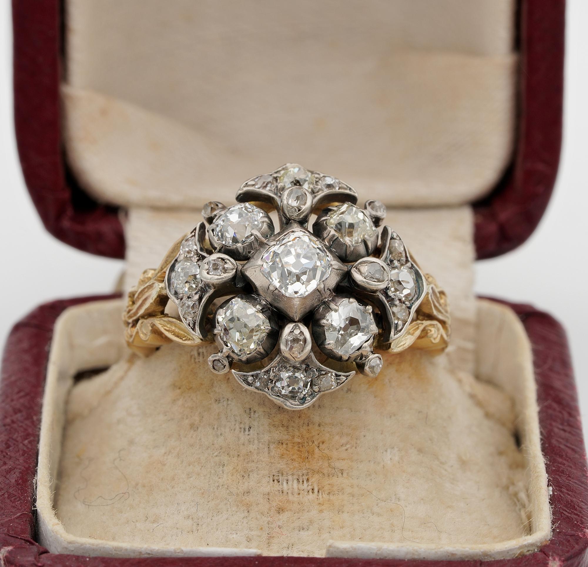 Shop The History

Magnificent Georgian jewellery is short into trade and rare to get especially the relevant pieces
This rare and ravishing early 19th century Diamond cluster ring is one of the finest example one can wish for, beautiful and strong