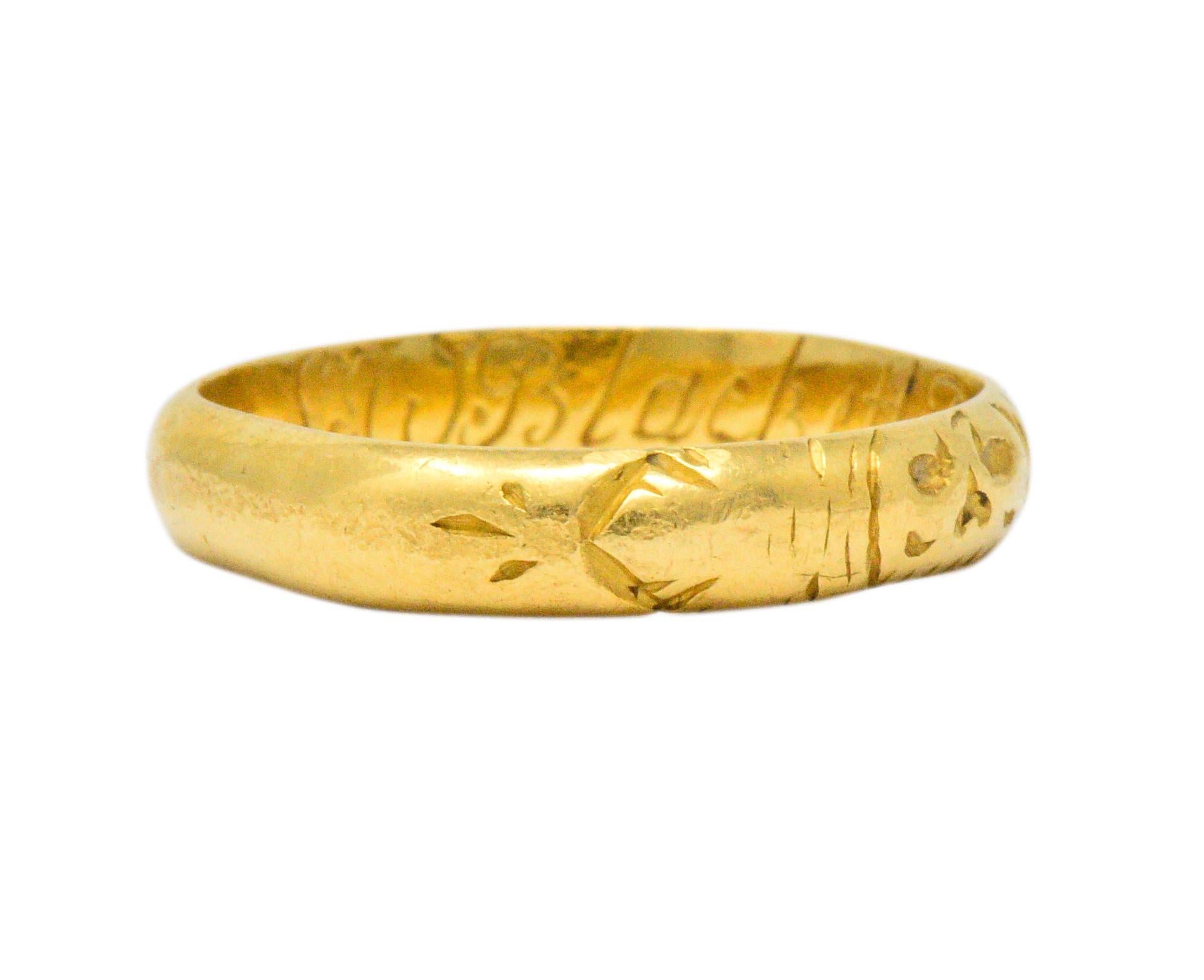 georgian memento mori ring