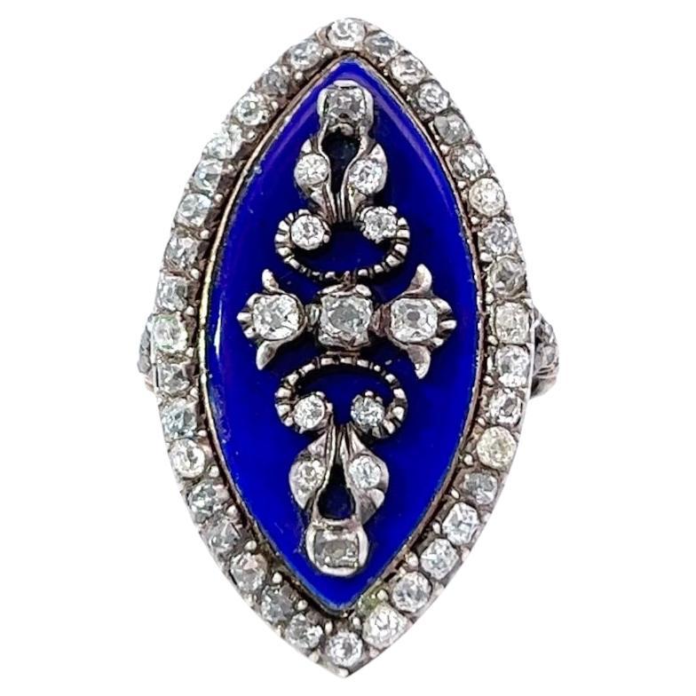 Gray Diamond & 18k Gold Artifact Ring main image 1