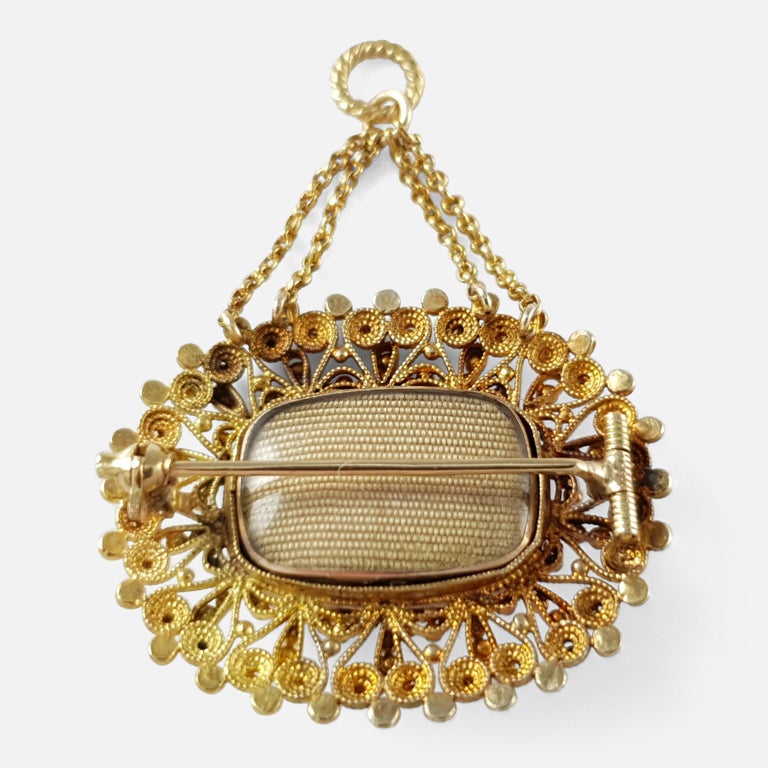 Women's Georgian 18 Carat Gold Acrostic Gemstone 