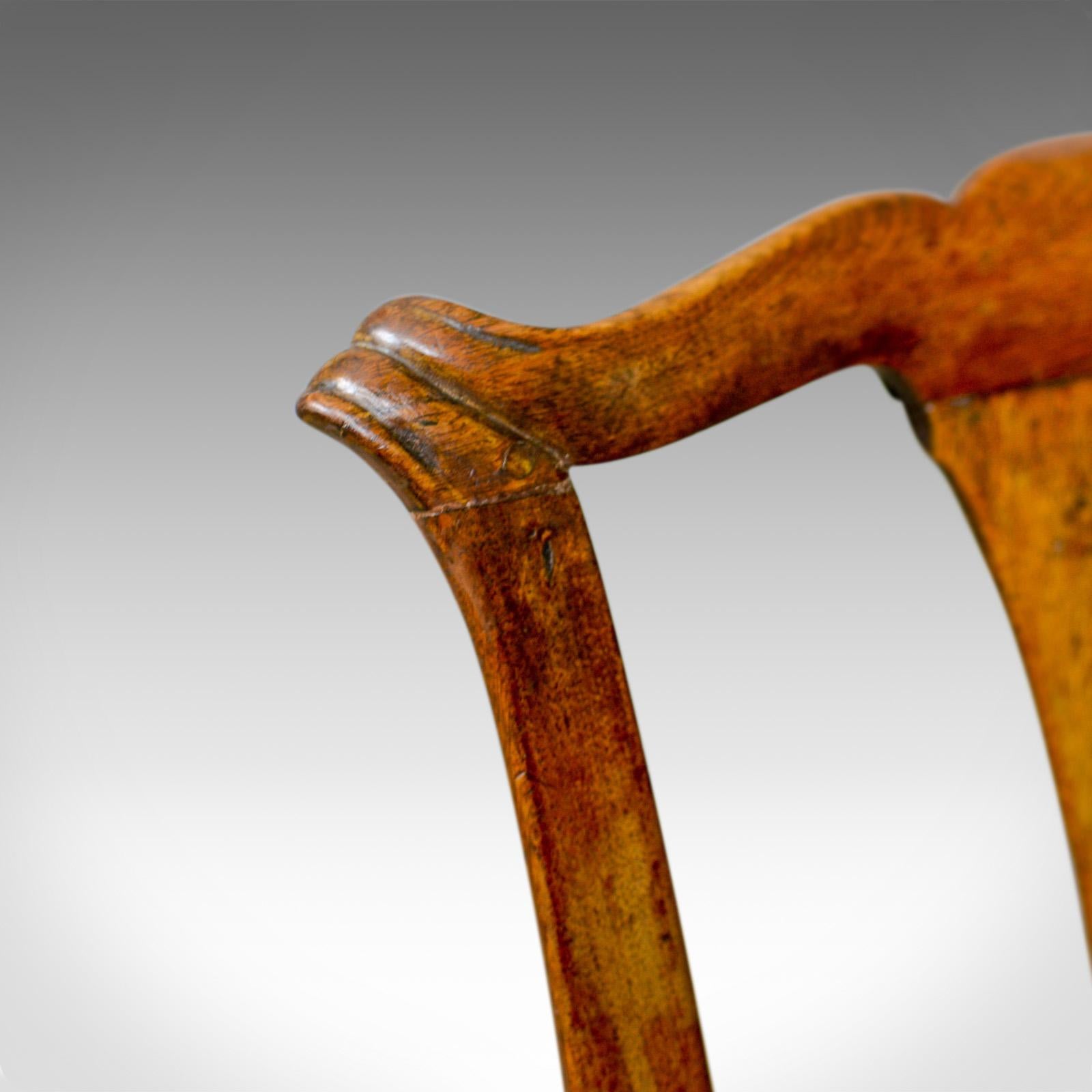 Georgian Antique Chair, English, Mahogany, Mid-18th Century 3