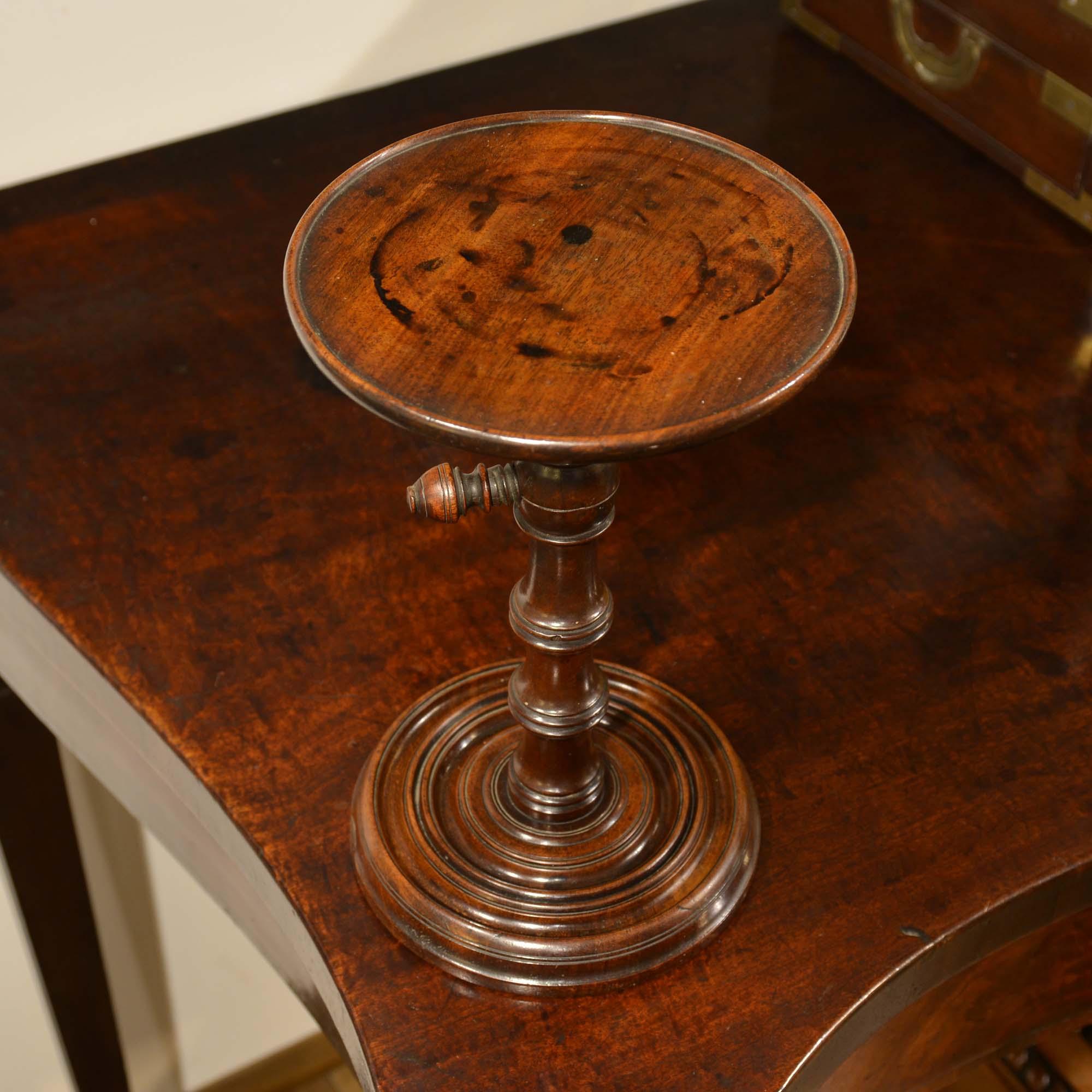 Portacandele georgiano in mogano antico In condizioni buone in vendita a Castle Douglas, GB