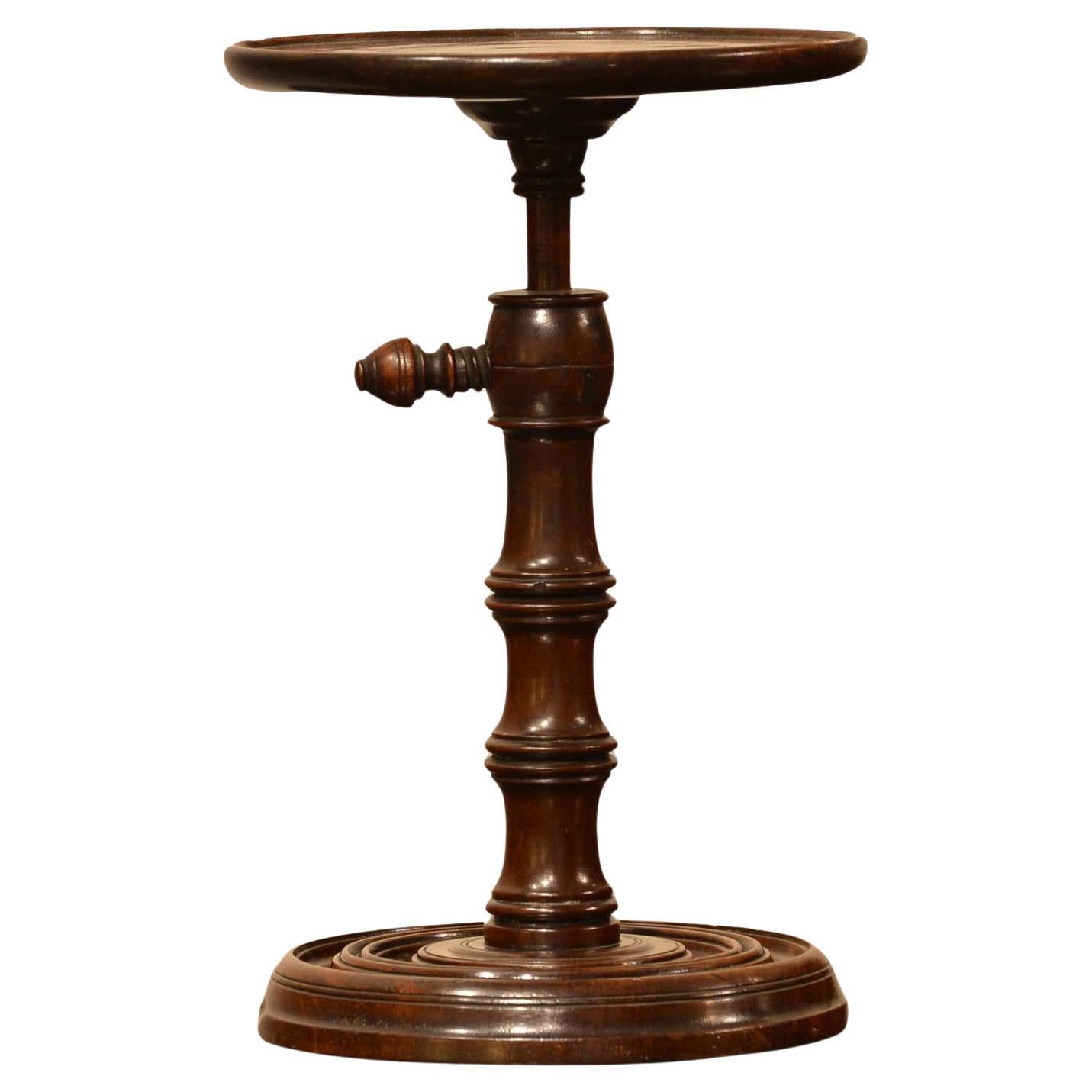 Bougeoir géorgien antique en acajou