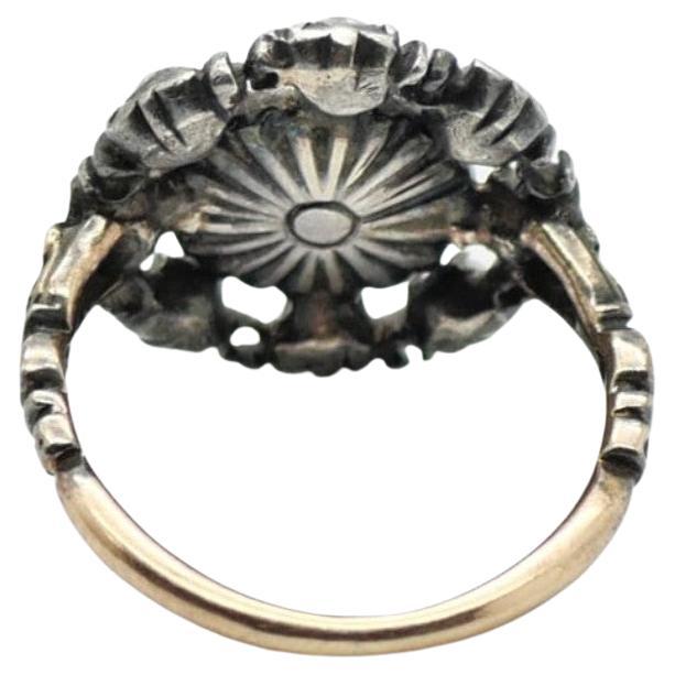 A Georgian Diamond Ring 1760's In Excellent Condition For Sale In Firenze, IT