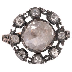 Georgian Antique Rose-Cut Diamond Ring 