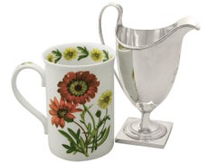 Jarra / Cremera Georgiana de Plata de Ley