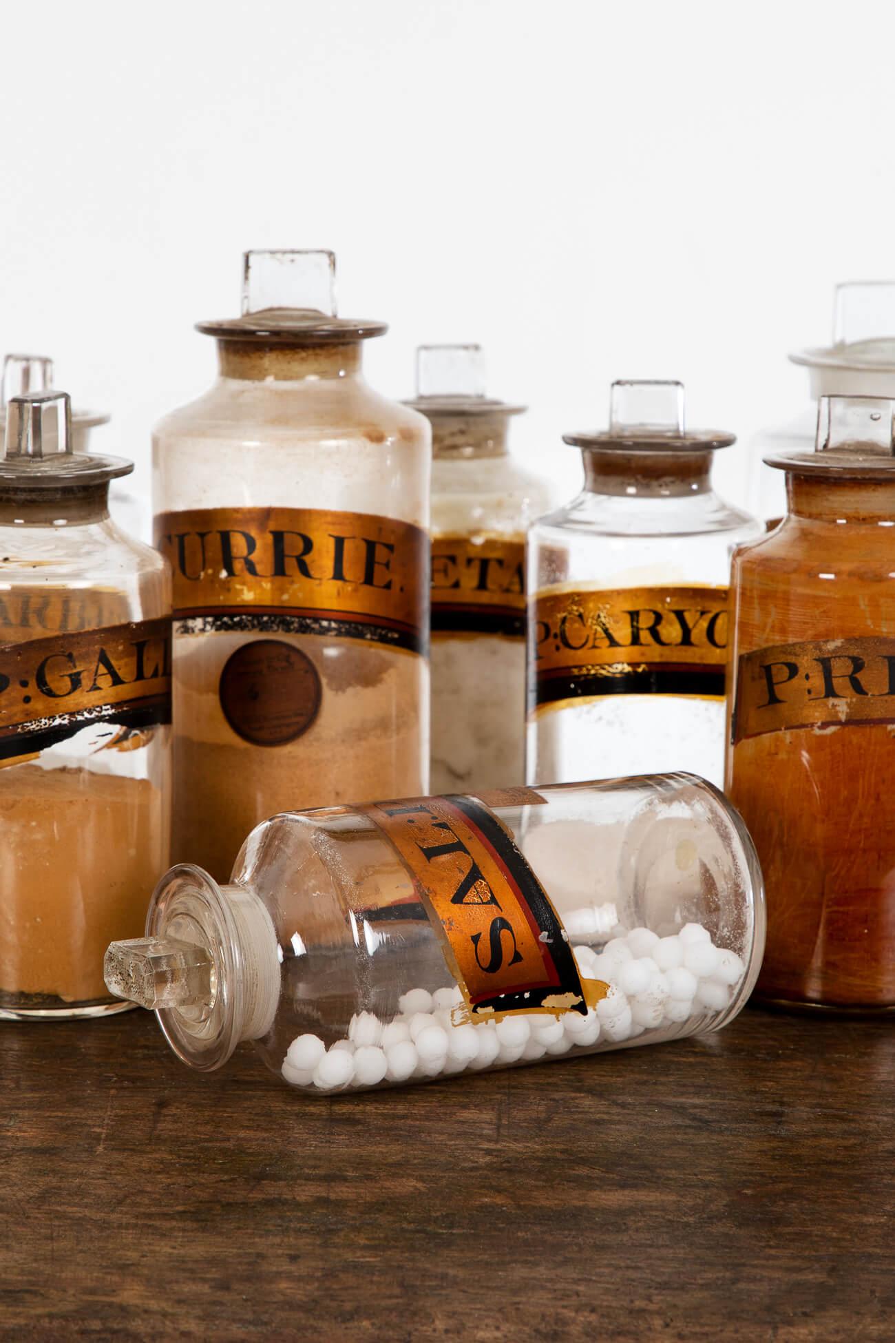 British Georgian apothecary bottles For Sale
