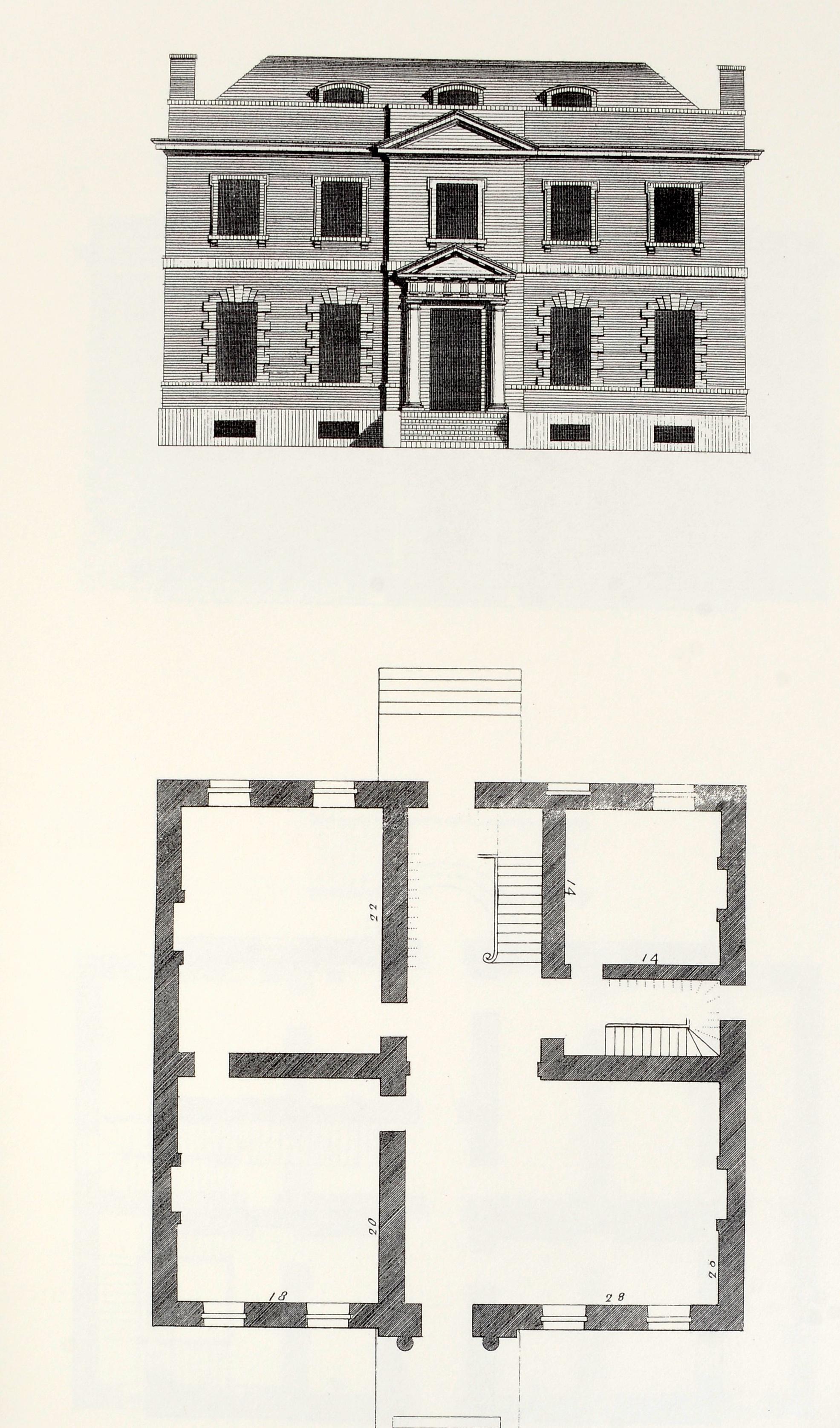 Contemporary Georgian Architectural Designs and Details The Classic 1757 StyleBook  For Sale