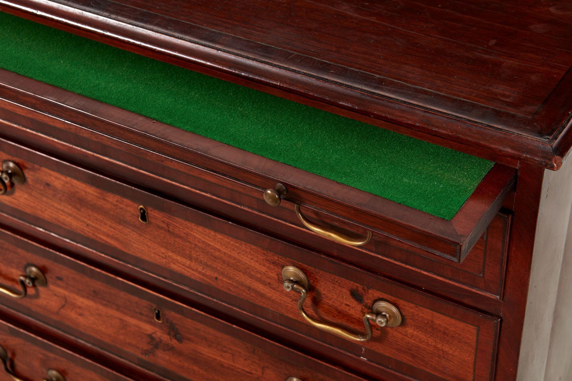 Georgianische Bachelor's Chest im Angebot 4