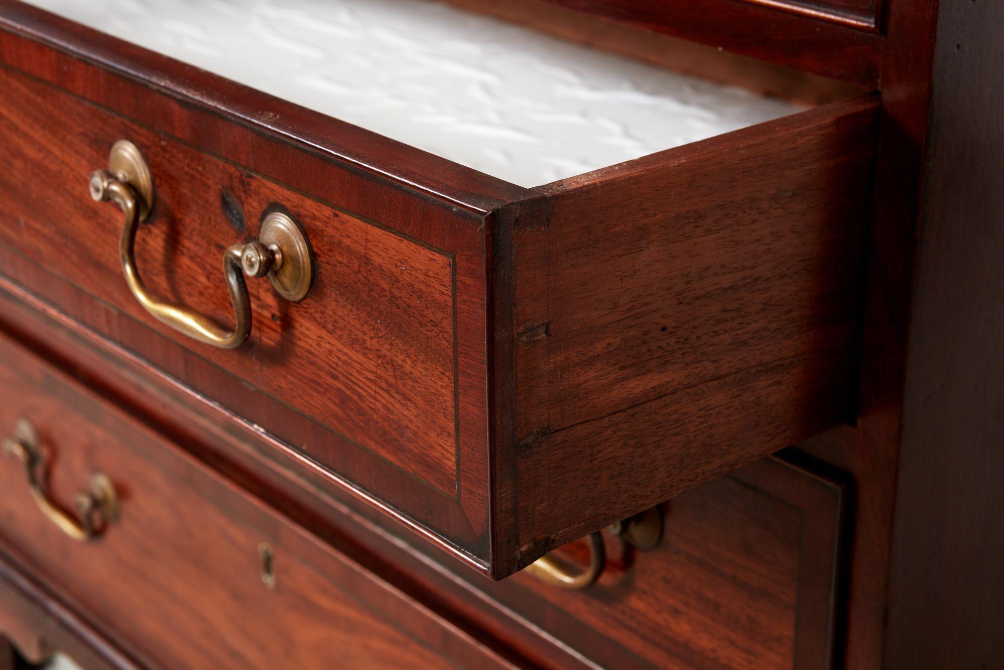 Georgianische Bachelor's Chest im Angebot 5