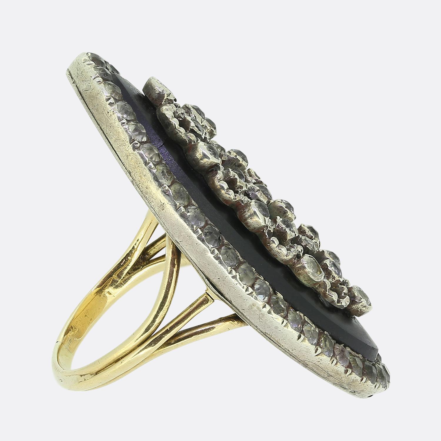 Georgian Bague au Fermament Ring In Good Condition For Sale In London, GB