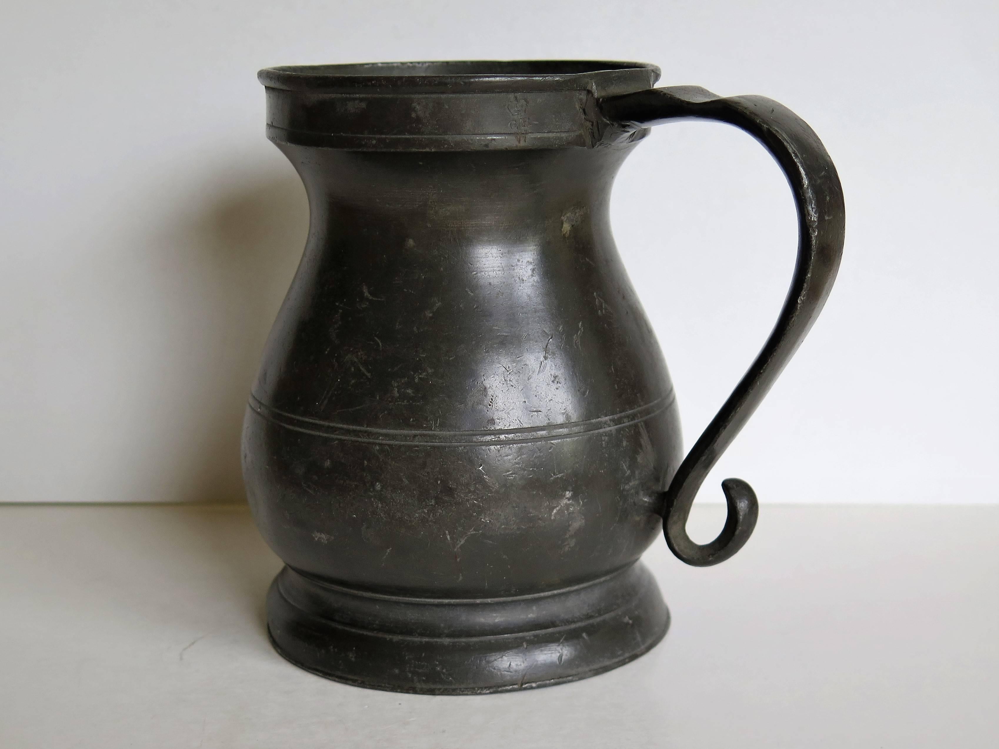 pewter pitcher markings