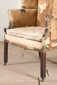 Georgian barrel back armchair