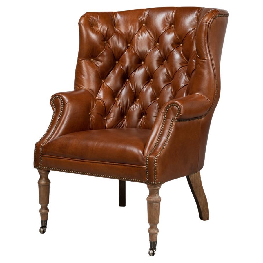 Georgian Barrel Back Wingchair